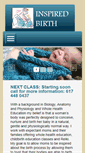 Mobile Screenshot of inspiredbirth.com